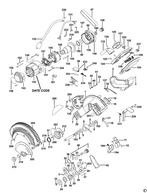 dewalt  miter  parts diagram reviewmotorsco