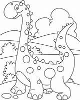 Dinosaur Preschoolers sketch template