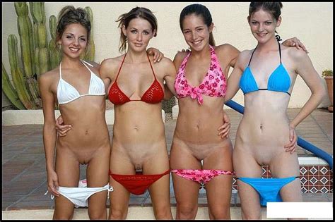 4 Bikini Bottomless Whats With 2nd From The Left