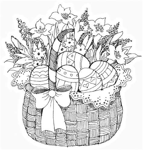 easter coloring page  adults coloring coloring home