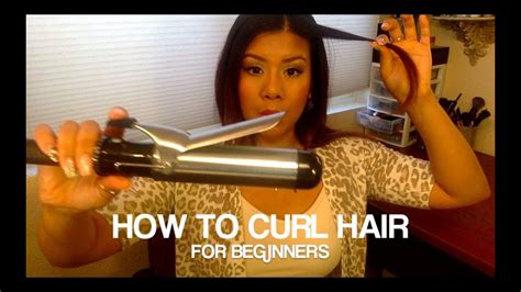 How To Curl Hair For Beginners Youtube