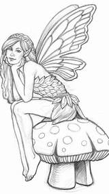 Fairies sketch template