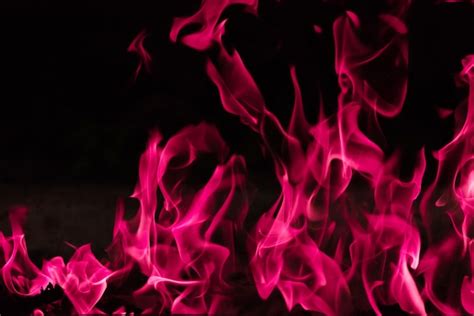 premium photo blazing pink fire background  textured
