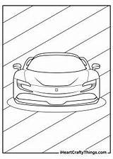 Ferrari sketch template