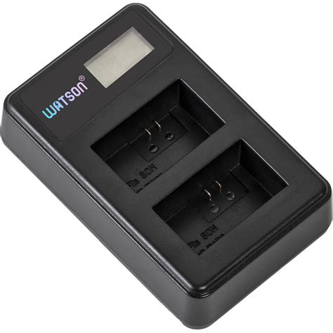 watson mini duo charger  sony np fw batteries md  bh