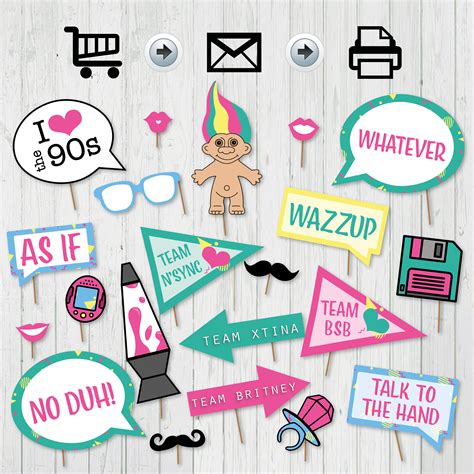 photo booth props printable  printable form templates  letter