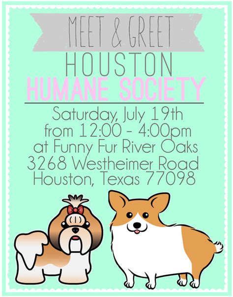 funny fur  host houston humane society meet greet