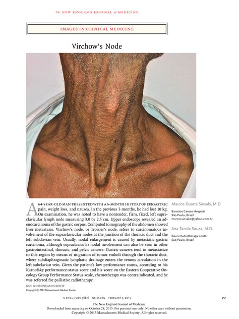 pdf images in clinical medicine virchow s node