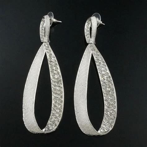 Sex Lady Big Drop Earrings For Women Jewelry Silver Long Earrings