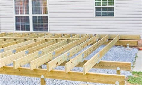 Deck Joist Sizing And Spacing Guide Patio Deck Designs Building A