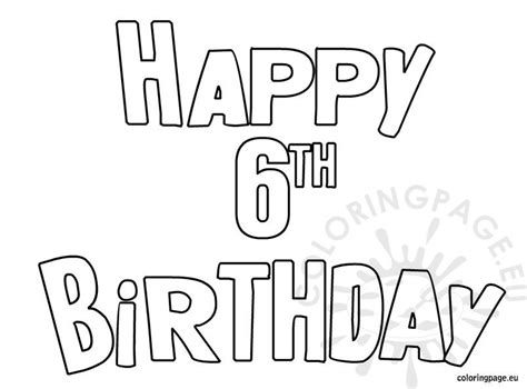 happy  birthday coloring page coloring page