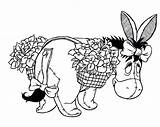 Winnie Pooh Eeyore Loaded sketch template