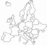 Europe Map Blank Eastern Large Print Maps Coloring Color Pages Countries Results Physical sketch template