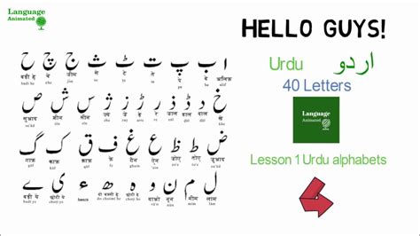 learn urdu lesson   urdu alphabet youtube