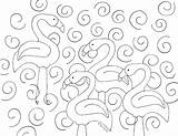 Flamingos Wee Folk Weefolkart Kimara sketch template