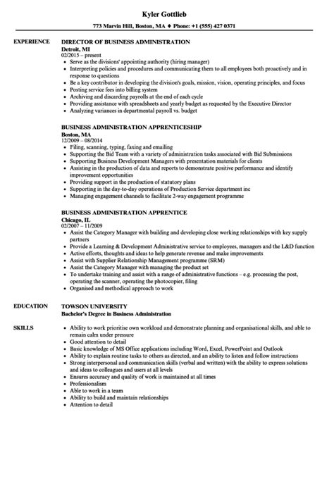 administration business resume examples  writing tips nursing