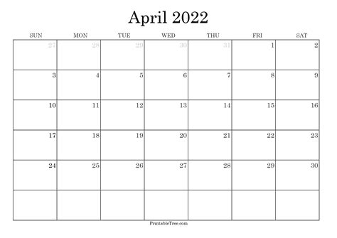 printable april  calendars wiki calendar united states april