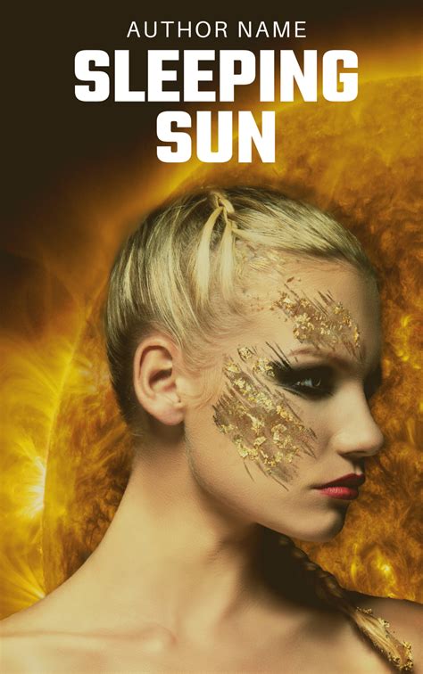 sleeping sun  cover  book cover designer