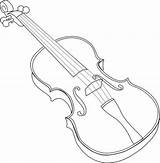 Viola Drawing Getdrawings Violin sketch template