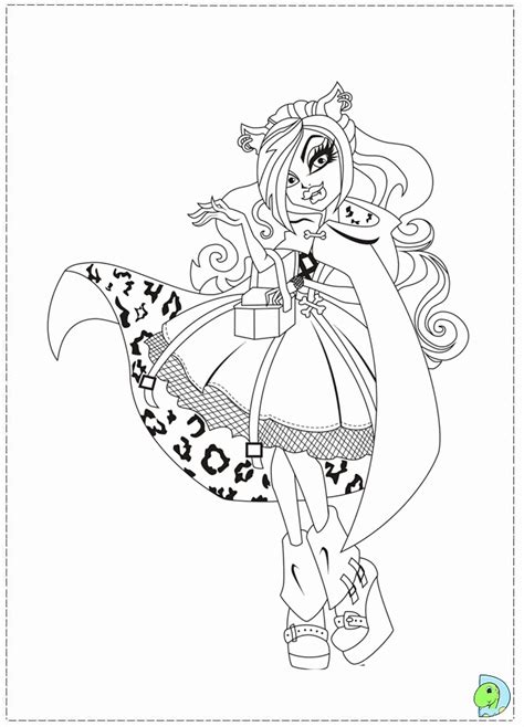 monster high dolls coloring pages   monster high