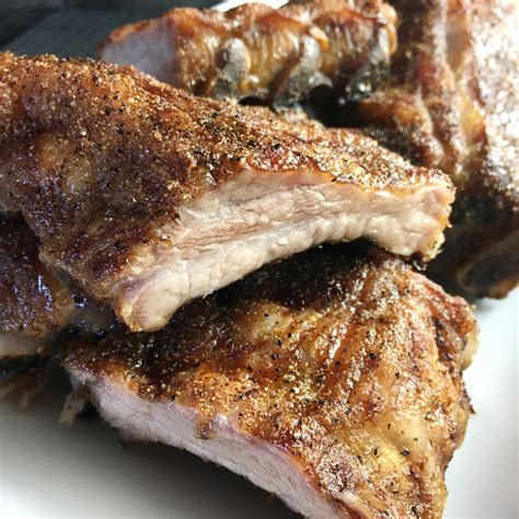 slow roasted dry rub ribs  day   kitchen