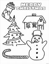 Merry Christmas Pages Coloring Color Holidays Online Printable Print Coloringpagesonly sketch template