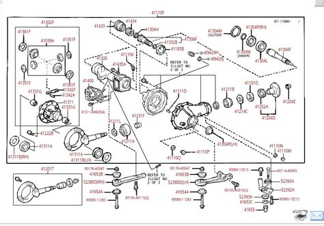 exploded diagram  front diff tacoma world