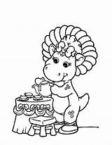 Coloring Pages Bop Baby Barney Library Popular sketch template