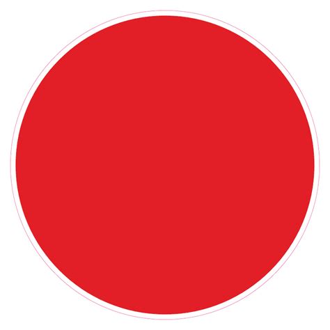 cirkel rood sticker diverse stickers