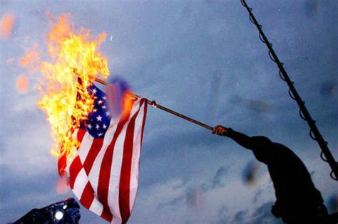American Flag Burning Tumblr