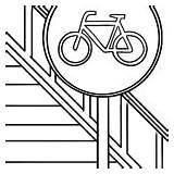Verkehrszeichen Malvorlage Radweg Achten Vorfahrt sketch template