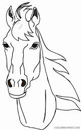 Horse Coloring4free sketch template