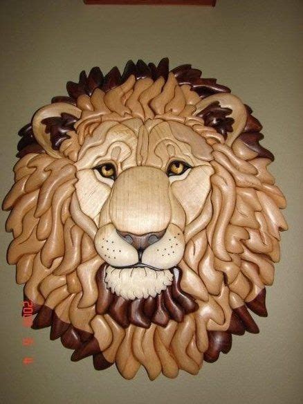 kathy wise intarsia lion head intarsia wood wood carving patterns