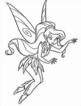 Coloring Pages Tinkerbell Fairy Disney Periwinkle Vidia Colouring Drawings Fairies Book Drawing Getdrawings Cartoon sketch template