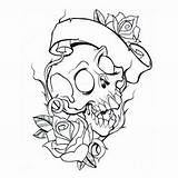 Skull Coloring Pages Roses Tattoo Drawings Rose Hindu Designs Outline Skulls Tattoos Book Clipart Adults Colouring Heart Hearts Getcolorings Vikingtattoo sketch template