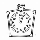 Clock Coloring Reloj Alarm Mouse Cuadrado Pages Peek Para Relojes Colorear Getcolorings Minion Guardado Desde sketch template