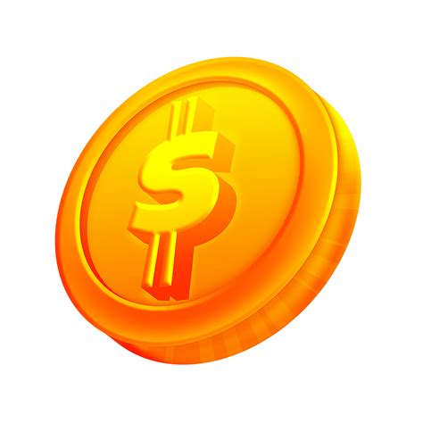 icono  de activo de juego de moneda de dolar de oro fondo transparente  png