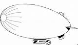 Zeppelin Schoen Weite Malvorlage sketch template