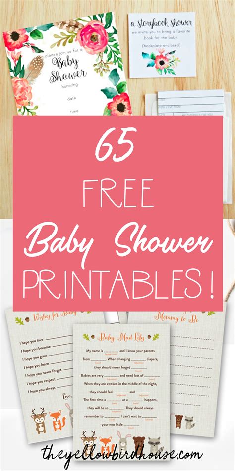 baby shower printables   adorable party