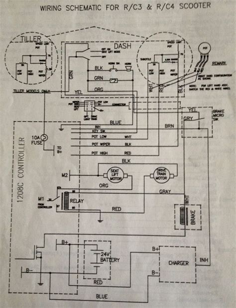 wiring diagram mobility scooter