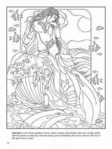 Coloring Pages Goddess Book Goddesses Aphrodite Fairy Adult Jpeg Colouring Sheets Gazo Books sketch template