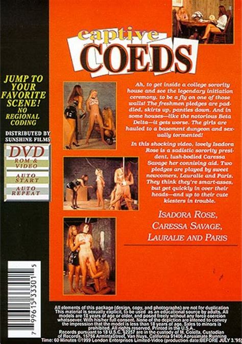 captive coeds 1996 sunshine adult dvd empire