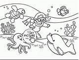 Coloring Underwater Pages Printable Ocean Floor Drawing Under Cartoon Plants Print Life Kids Sea Color Getcolorings Sheet Getdrawings Cuba Summer sketch template
