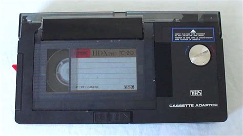 Vhs C Motorized Video Tape Cassette Adapter Recorder Japan