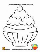 Sundae Printables Alexbrands Alextoys sketch template