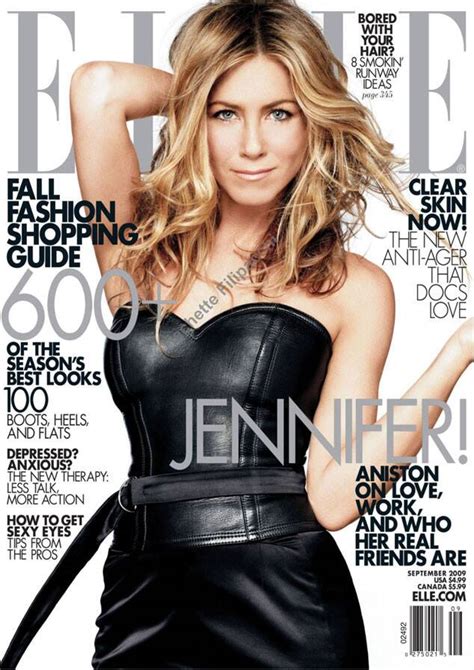 Elle September 2009 From Jennifer Aniston S Best Magazine