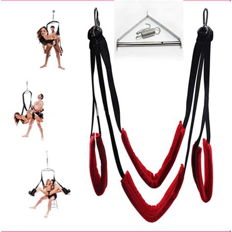 New Red Sex Hanging Swing With Spider Sex Products Bearing