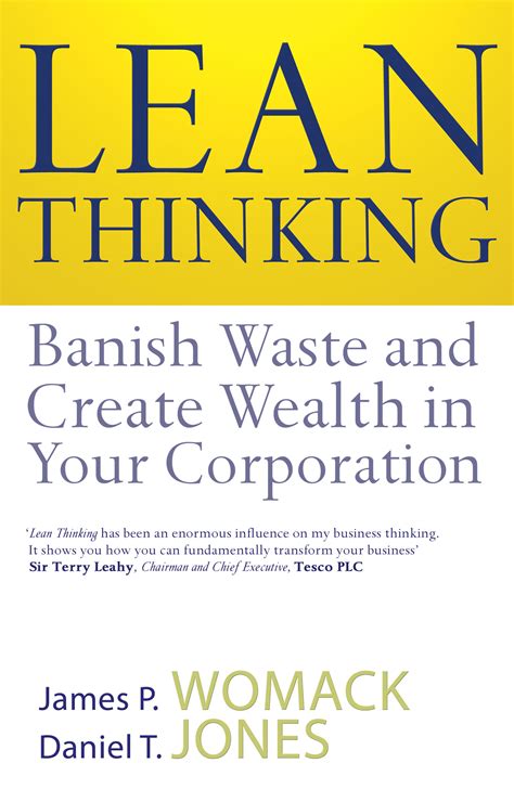 lean thinking book  james p womack daniel  jones official publisher page simon