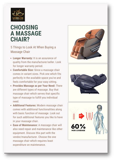 5 Things To Look At When Buying A Massage Chair Verdure Wellness