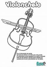 Instrumentos Violonchelo Violoncello Cuerda Educativos Musicales Música Viola Violin Cello Niños Pintas Stringed Ninos Visitar Infantil sketch template